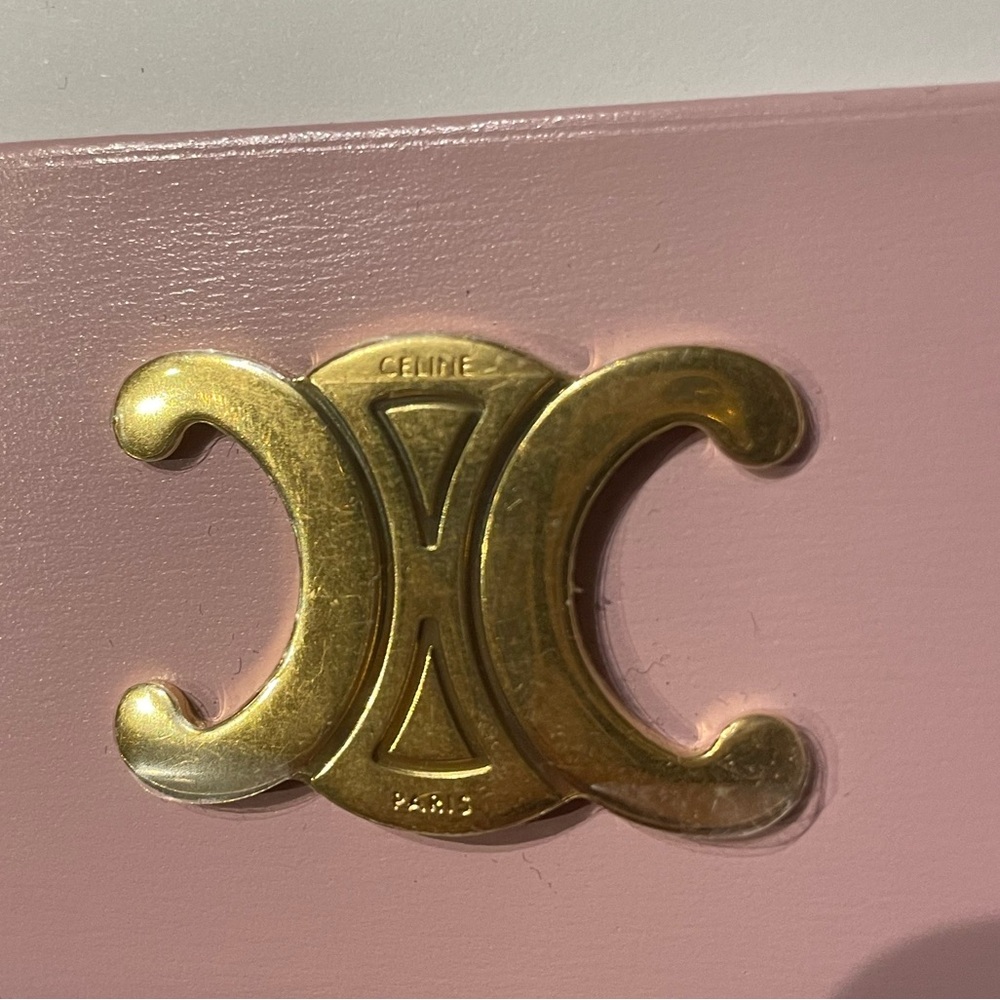 Celine Triomphe Pink Card Holder - Picture 4 of 4